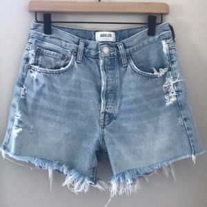 Agolde Parker Vintage Long Loose Vintage Shorts